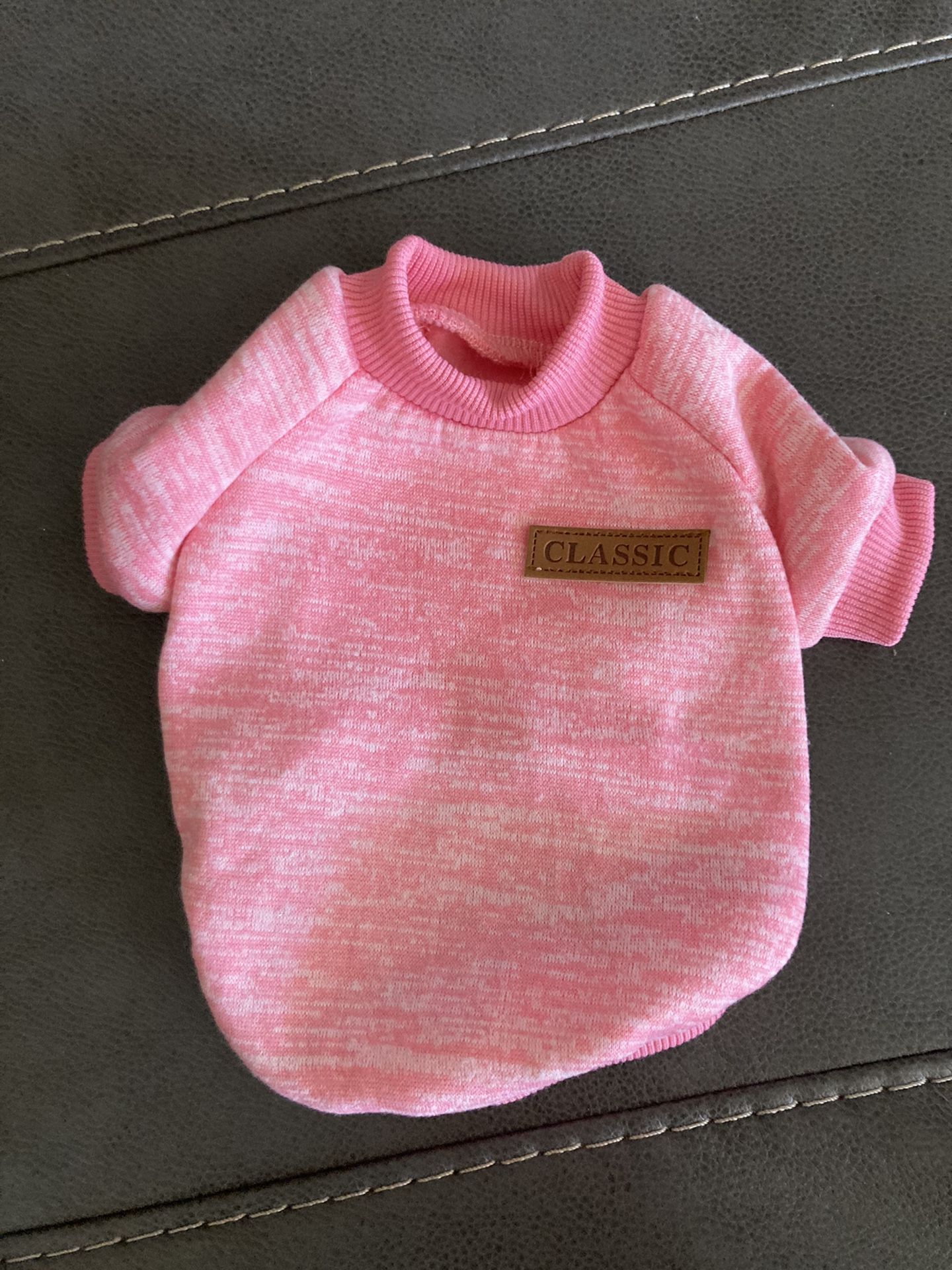 Dog Pink Sweater Size XS & M