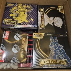 Pokémon TCG Sealed ETBs Mega Evolution