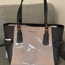 Michael Kors Women's Leather Tote Handbag