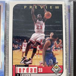 Rare Michael Jordan Upper Deck “UD Choice” Card