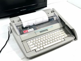 Brother SX-4000 Electronic Typewriter Daisy Wheel LCD Display W/ Keyboard Cover