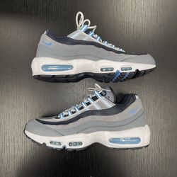 Nike Air Max 95 Cool Grey UNC University Blue White Black Mens 10.5