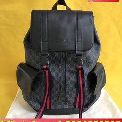 Gucci GG Supreme backpack.