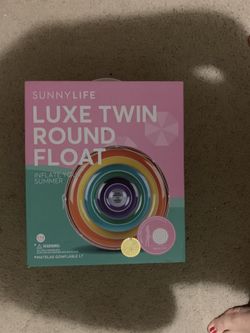 sunnylife luxe twin round float