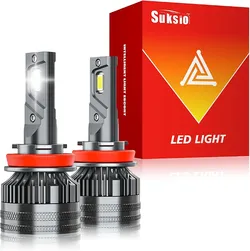 H11 led headlight Bulbs, 25000LM 300% Super Brighter Bulbs, 6000K Cool White, IP68 Waterproof, Halogen Replacement fog light bulb, Quick Installation,