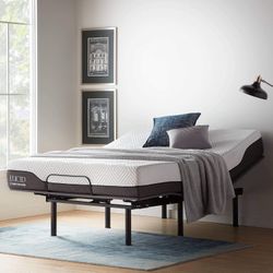 Lucid L150 Adjustable Bed Frame – Queen sized, w/wireless remote