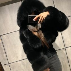Real Fox Fur Coat All Sizes