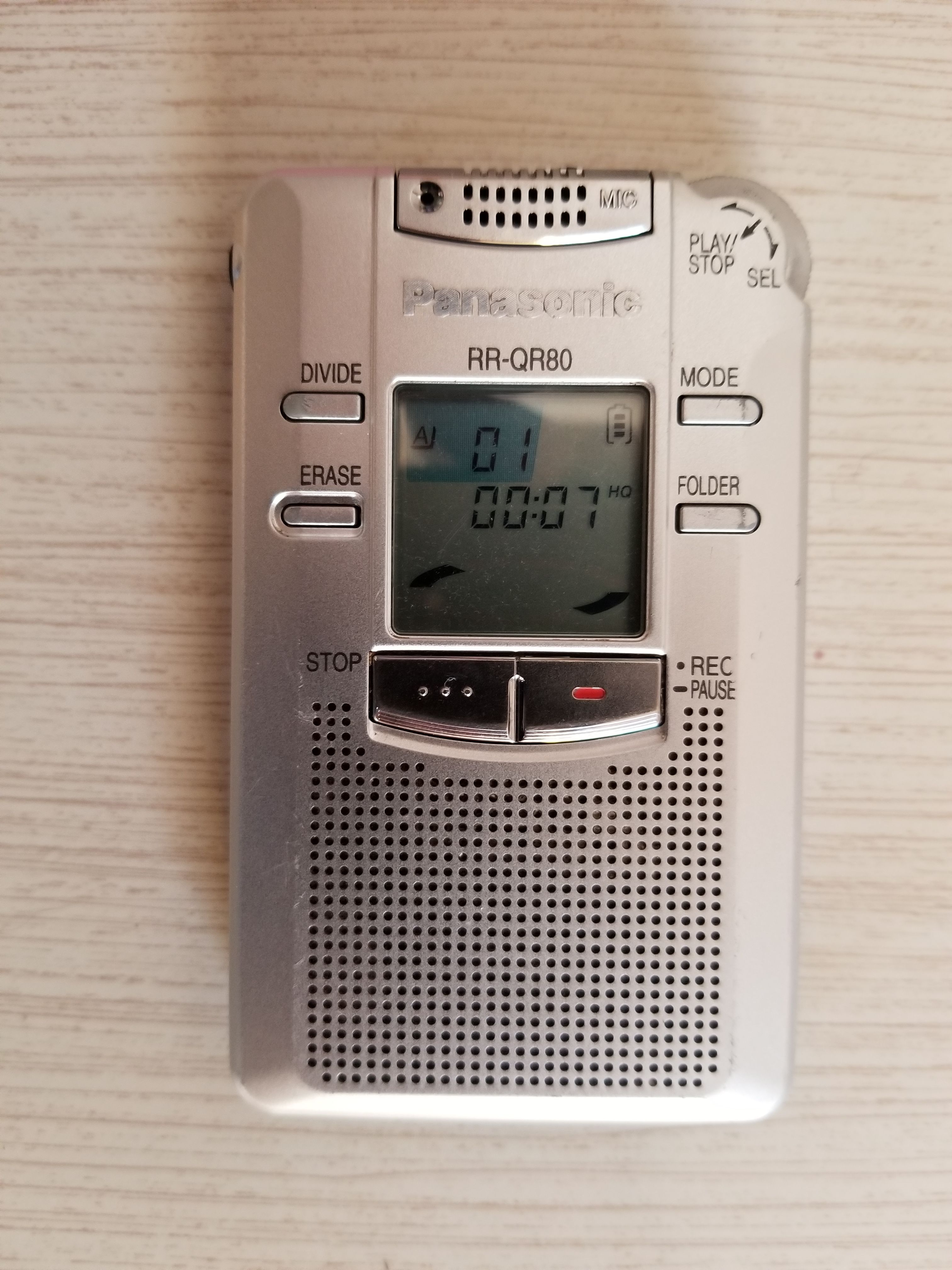 Panasonic RR-QR80 Voice Recorder