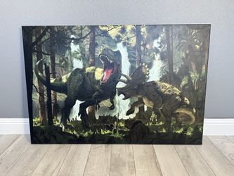 Dinosaur Canvas (48” X  32”)
