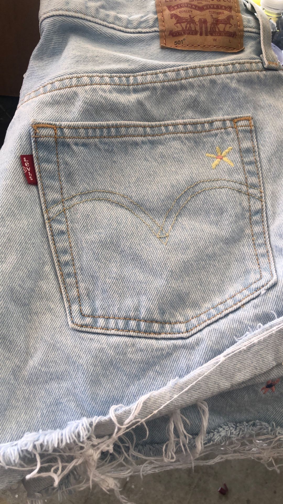 Levi Shorts With Flowers 33
