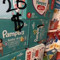 Pampers Dipers 