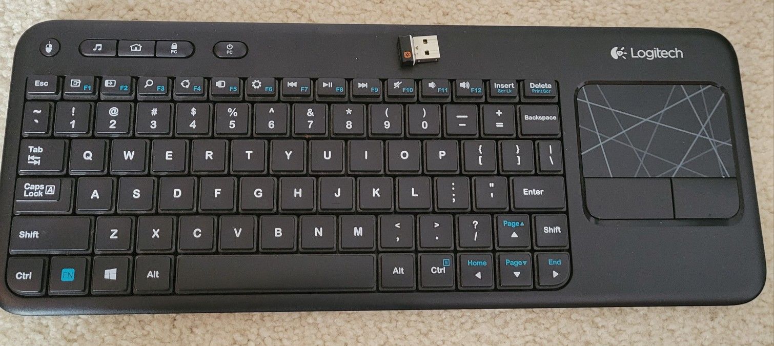 Logitech Wireless Touch Keyboard K400 with Built-In Multi-Touch Touchpad