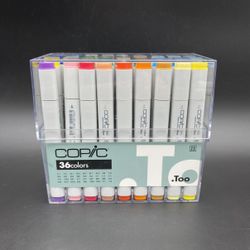 Copic Classic Markers Too Corporation 36-Piece Basic Set Made in Japan