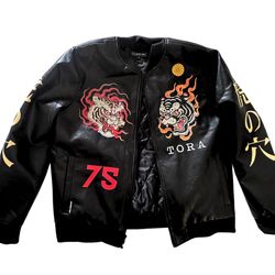 MEMBERS ONLY Black Leather Jacket - XL (Brand New)