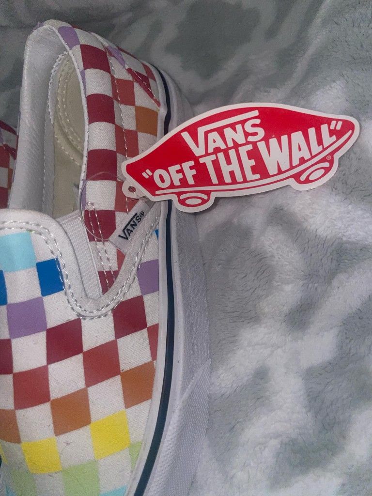 vans Rainbow Checker