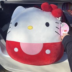 Hello Kitty & Friends Squishmallow 20 inch - Red & Pink