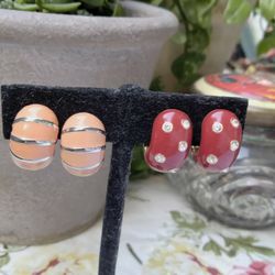 Designer Reversible Huggie Earrings