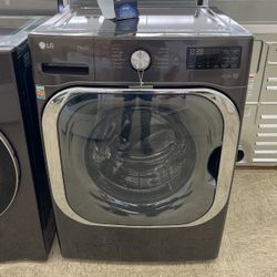 LG Mega Capacity Front Load Washer - Scratch And Dent - 1 Year Warranty 