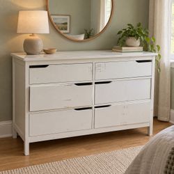 White 6-Drawer Bedroom Dresser – Make It Your Own