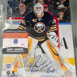 Buffalo Sabres Robin Lehner Signed 8x10 