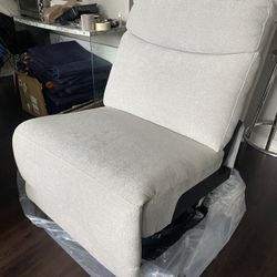Power Recliner With Adjustable Lumbar Head Rest