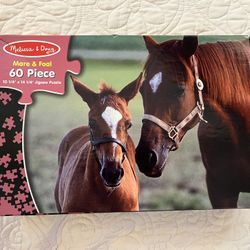 Melissa & Doug Mate And Foal Puzzle