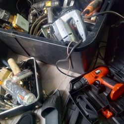 Bundle Of Power Tools And Regular Tools Power Drills Screw Shooter Skill Saws Power Wrench Cordless Drills 