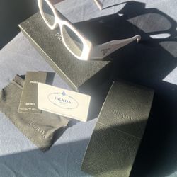 Prada Sunglasses (White)