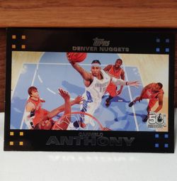 Carmelo Anthony Basketball Card