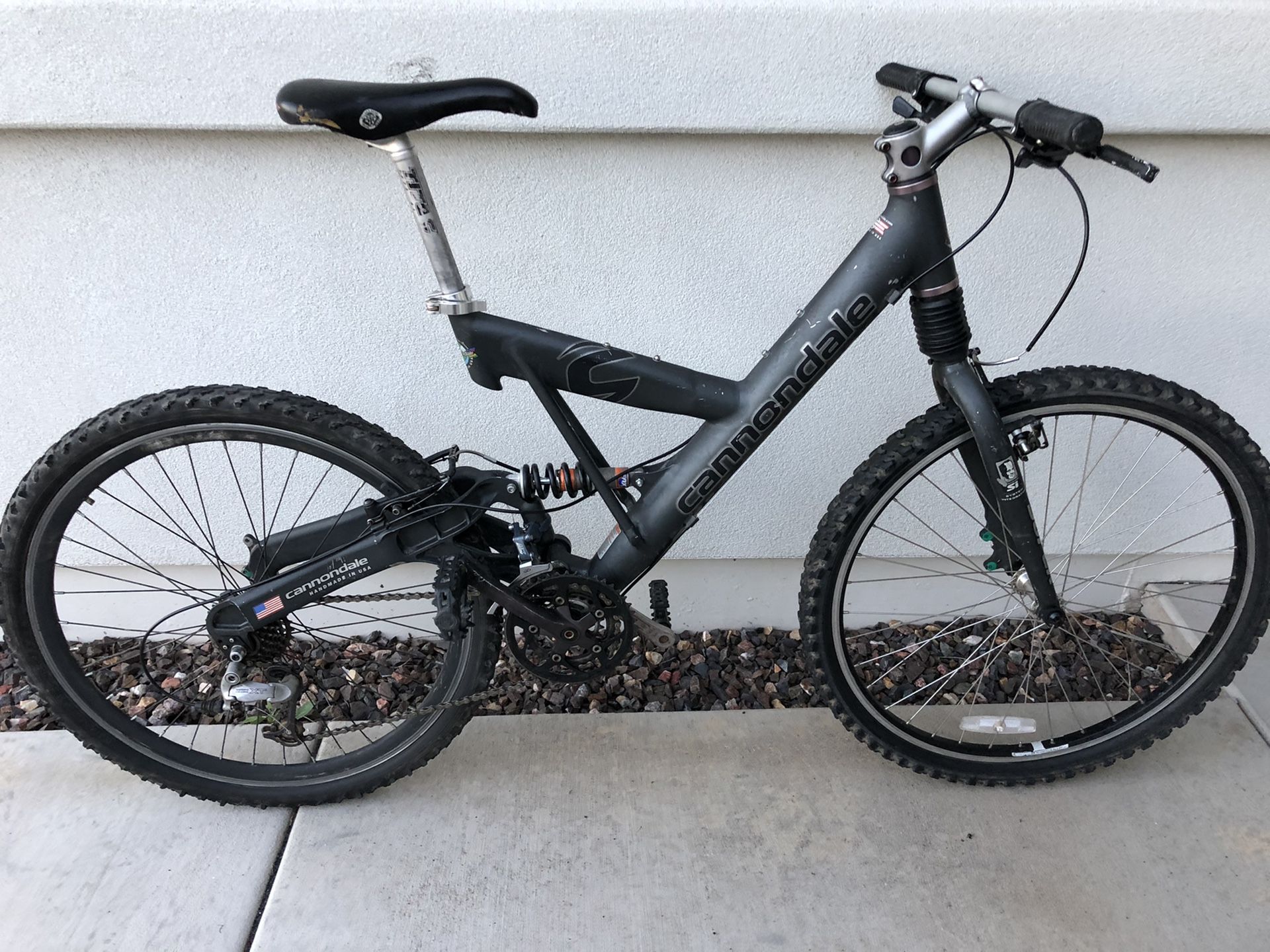 Cannondale SuperV 500 Rare gunmetal-READ AD FIRST