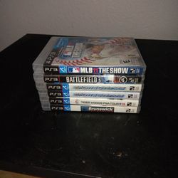 6 PS3 GAMES