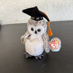 TY Beanie Baby Owl Named Class Of 99 