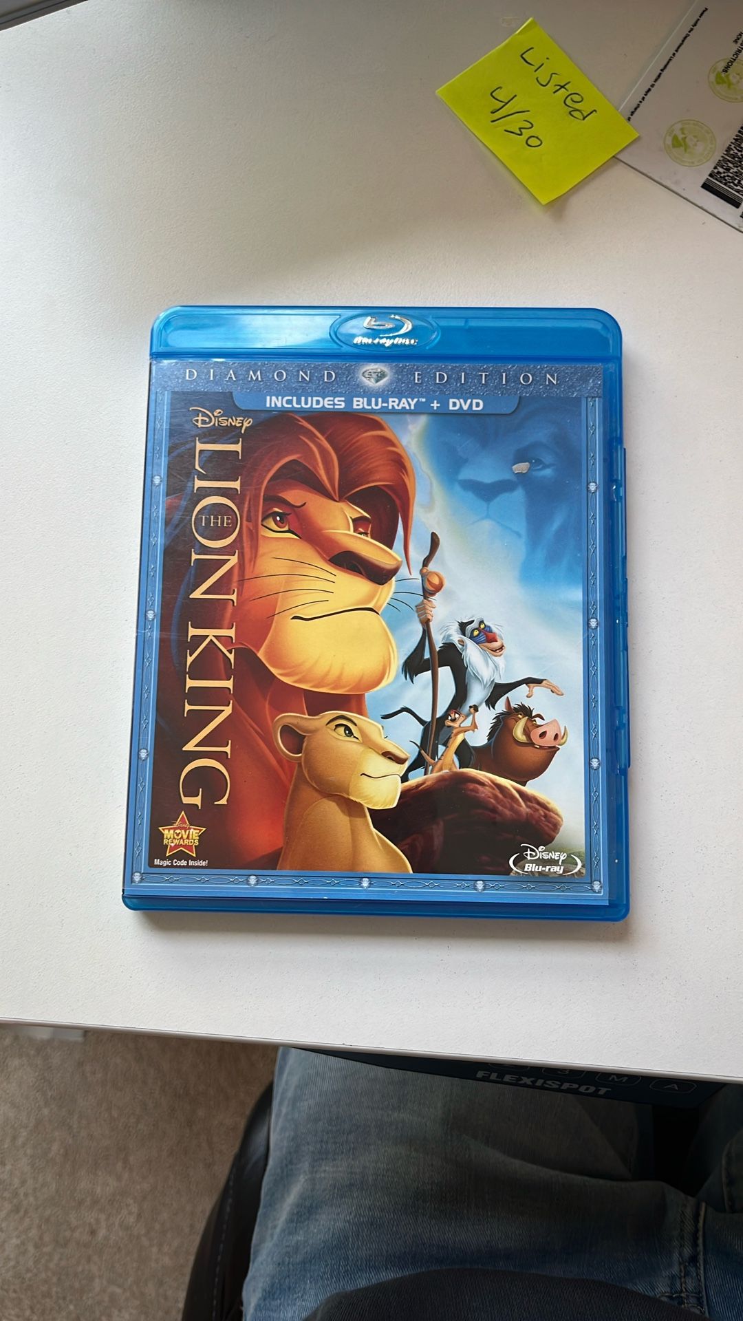 The Lion King (Blu-ray/DVD, 2011, 2-Disc Set, Diamond Edition)