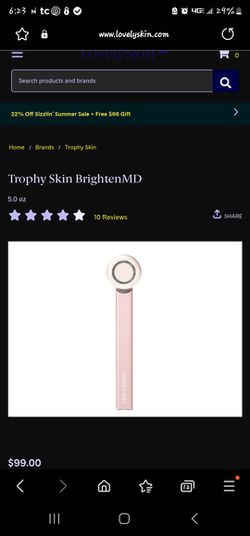 Trophy Skin BrightenMD 4-In-1 Portable Microcurrent Facial Device
