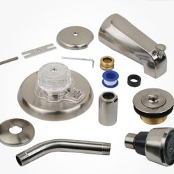 BrassCraft SKD0201 D Mixt Tub/Shower Complete Trim Kit Satin Nickel NEW