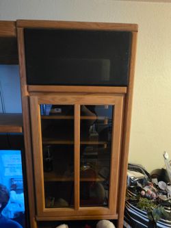 Wood Entertainment Center