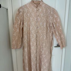 Hand made vintage-style long tunic or jacket