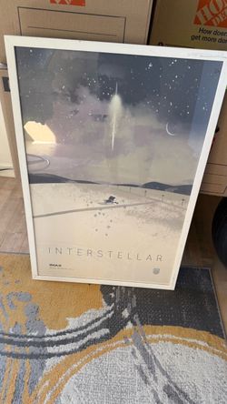Interstellar IMAX Framed Movie Poster 24x36