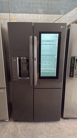 36” LG DARK FRIDGE REFRIGERATOR NEVERA HELADERA FRIO REFRIGERADOR GOOD CONDITION DELIVERY 🚚 AVAILABLE WARRANTY 100 DAYS 7️⃣8️⃣6️⃣4️⃣2️⃣0️⃣1️⃣3️⃣4️⃣7️