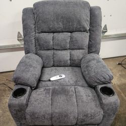 *** BRAND NEW POWER RECLINER WITH GEAT & MASSAGE ***
