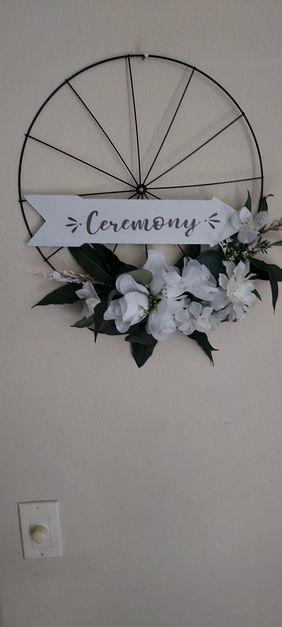 New Wedding Decoration Bike Spike With Sign