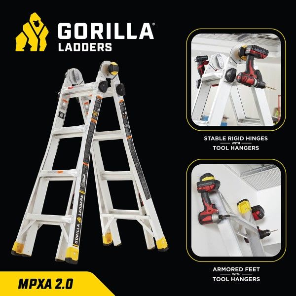 18ft Reach, Multi-Position Ladder