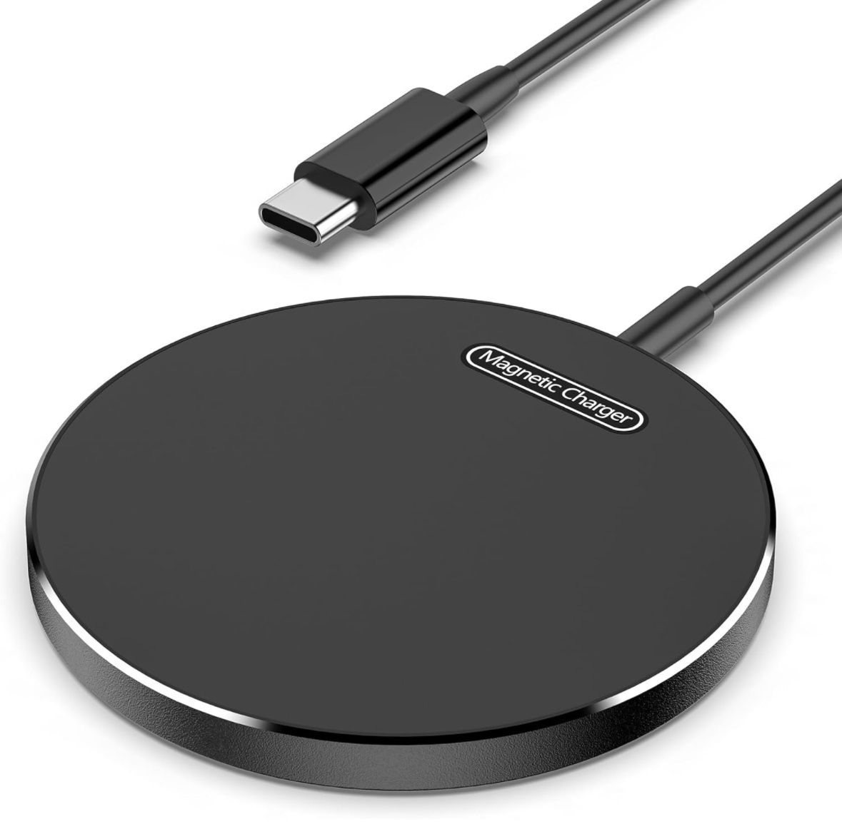 Magnetic Wireless Charger,Compatible with Apple Mag Safe Charger for iPhone , Black