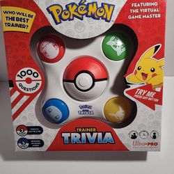 New Pokemon Trainer Handheld Trivia Game Electronic 1000 Questions