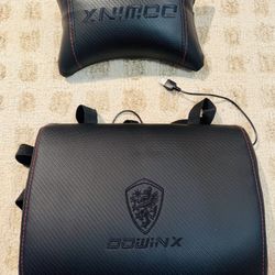 🚗 Ultimate Comfort on the Go: Car Neck Pillow & Lumbar Cushion Set with Massage & USB Charger