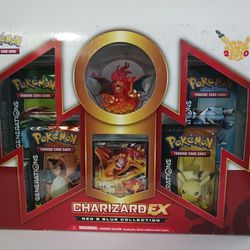 Charizard Ex Red & Blue Collection Box