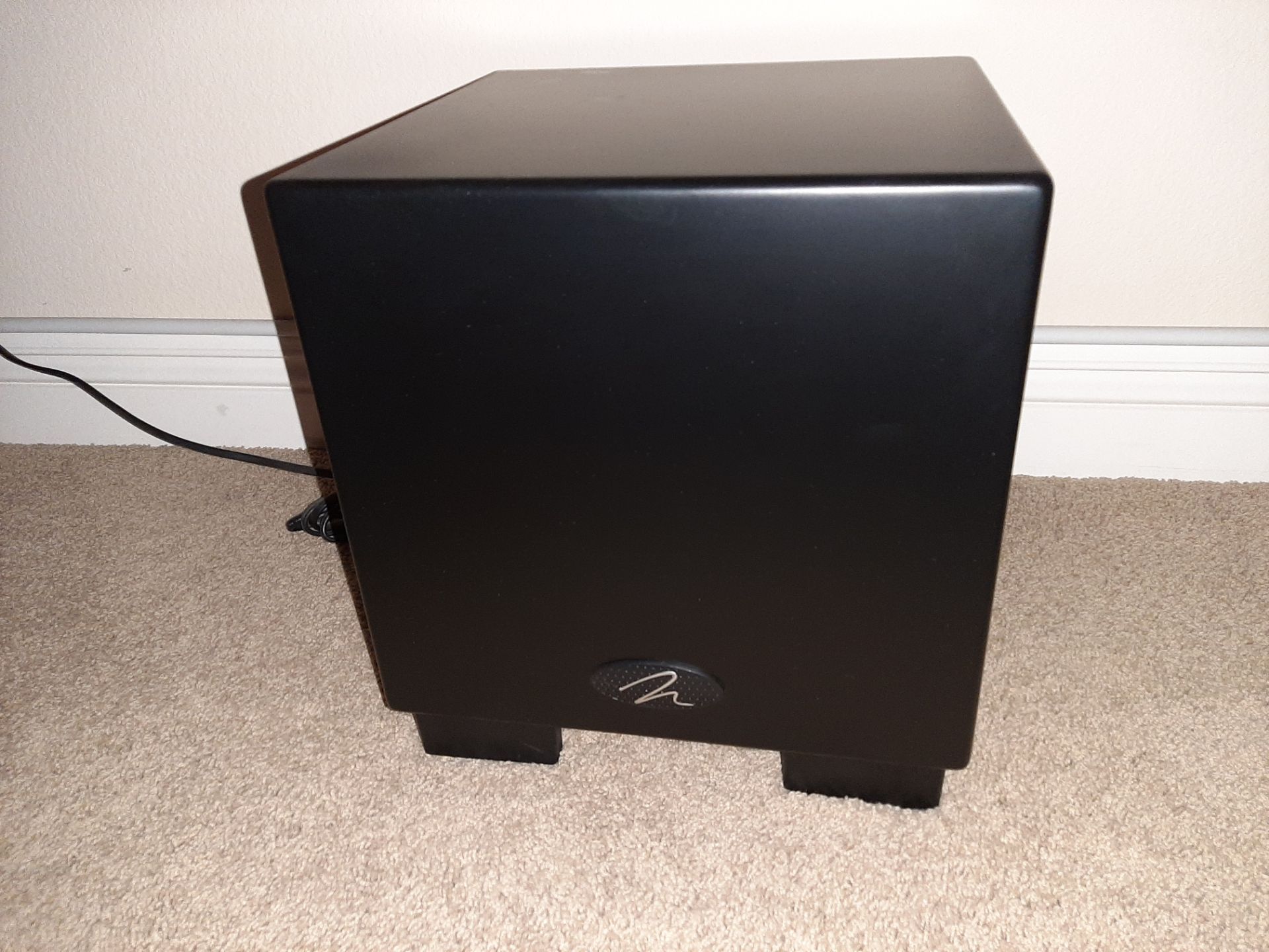 Two Martin Logan Dynamo 700 subwoofers