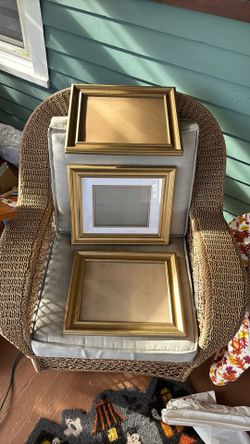 Set Of 3 Wooden Picture Frames