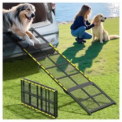 Linvivon 74”x20” Outdoor Heavy Duty Portable Dog Ramp