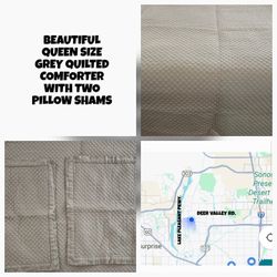 FULL/QUEEN QUILTED COMFORTER 